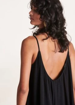 Combinaison Ample à Bretelles Noire -Vêtements Soldes Magasin FD CO NINAO B 700 6