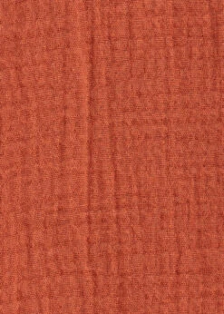 Chemisier Orange Ample En Gaze De Coton 11 Chemisier Orange Ample En Gaze De Coton -Vêtements Soldes Magasin FF CH SILVIA A 153 d