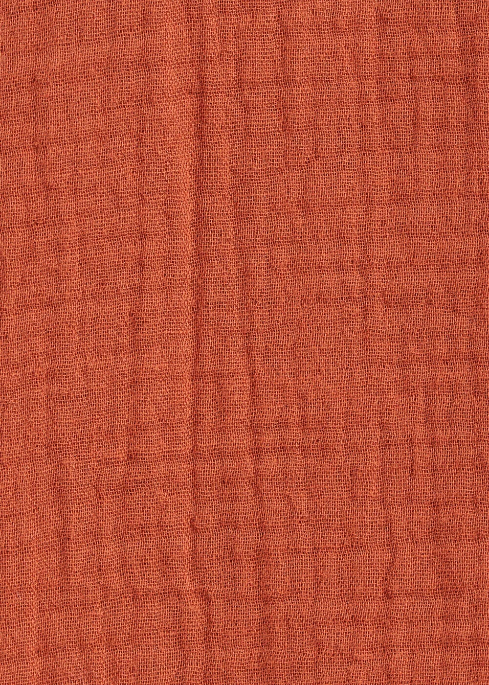 Chemisier Orange Ample En Gaze De Coton 6 Chemisier Orange Ample En Gaze De Coton – Image 4