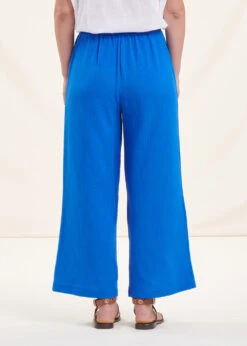 Pantacourt Bleu Roi En Gaze De Coton -Vêtements Soldes Magasin FF PA BACCHIO A 165 b 8fa41a0a 576a 4ad3 a5b6 a33e0cff67ab