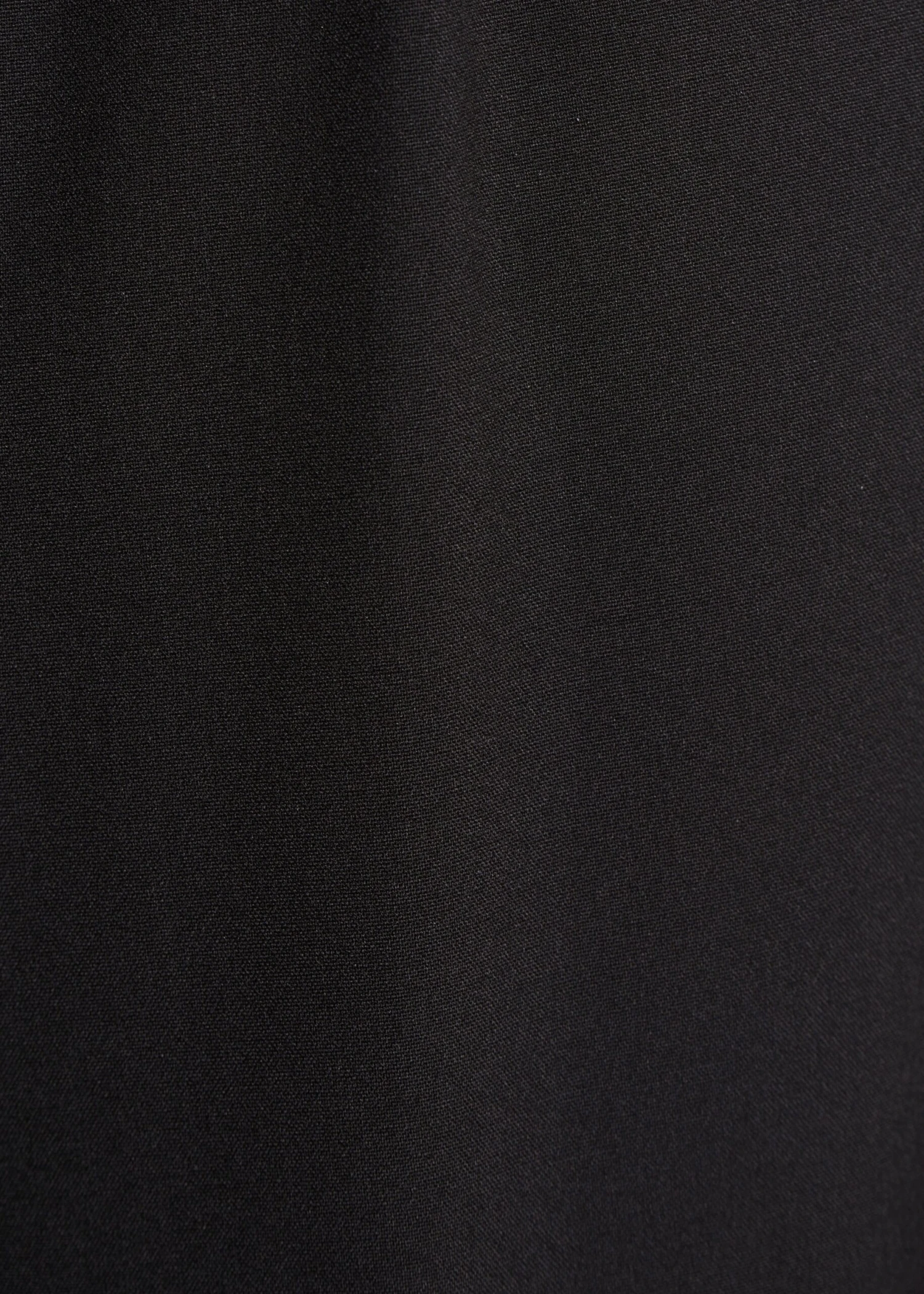 Pantalon Large Noir Taille Haute Avec Ceinture à Nouer 6 Pantalon Large Noir Taille Haute Avec Ceinture à Nouer – Image 4