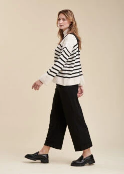 Pantalon Noir Droit 7/8ème 13 Pantalon Noir Droit 7/8ème -Vêtements Soldes Magasin FG PA RONAC E 700 c