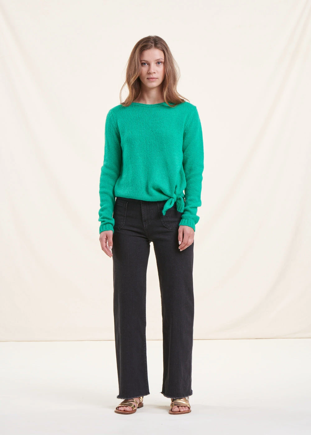 Pull Vert Avec Nœud 4 Pull Vert Avec Nœud – Image 2