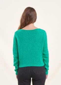 Pull Vert Avec Nœud 10 Pull Vert Avec Nœud -Vêtements Soldes Magasin FG PU TANNES 1463 b
