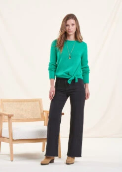 Pull Vert Avec Nœud 13 Pull Vert Avec Nœud -Vêtements Soldes Magasin FG PU TANNES 1463 c