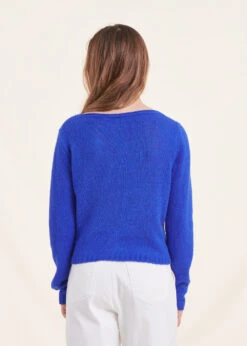 Pull Bleu Avec Nœud -Vêtements Soldes Magasin FG PU TANNES 165 b