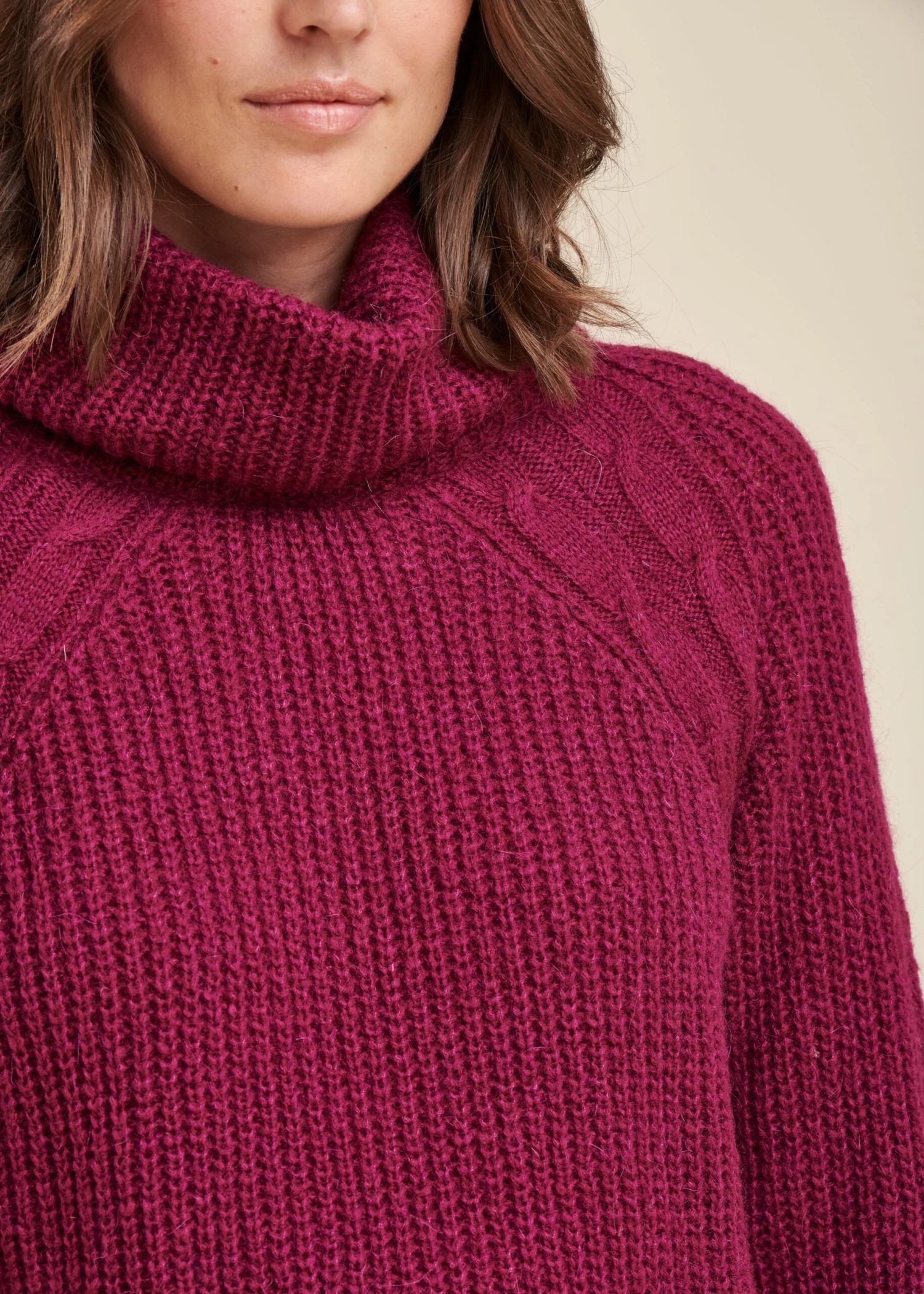 Pull Violet Mousseux Col Boule 7 Pull Violet Mousseux Col Boule – Image 5