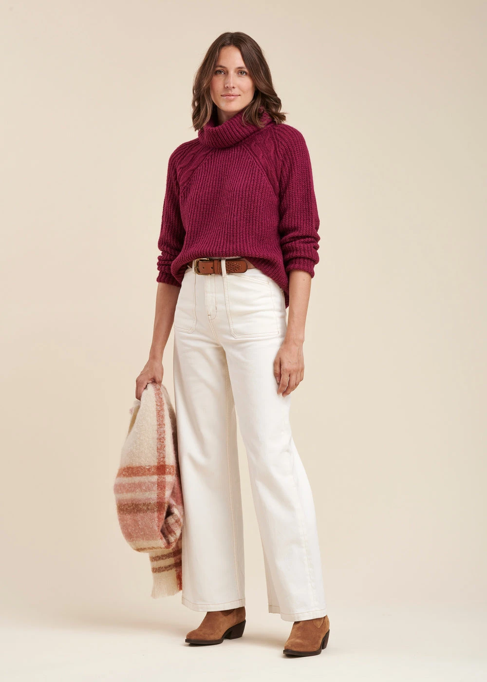 Pull Violet Mousseux Col Boule 8 Pull Violet Mousseux Col Boule – Image 6