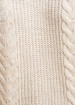 Pull écru En Maille Encolure V 11 Pull écru En Maille Encolure V -Vêtements Soldes Magasin FG PU TERNI 703 d