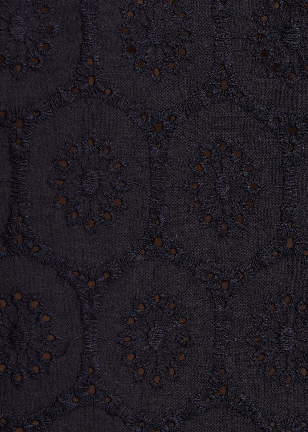 Chemise Noire En Broderie Anglaise Manches 3/4 7 Chemise Noire En Broderie Anglaise Manches 3/4 – Image 5