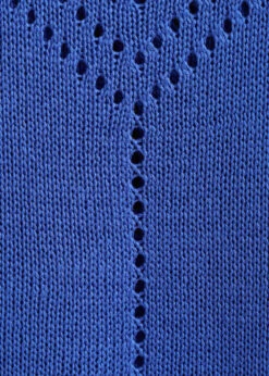 Gilet Bleu Marine Manches Longues Encolure Ronde -Vêtements Soldes Magasin FH GI VAVACAO A 1234 d