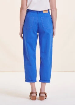 Jean Boyfriend Bleu En Coton Biologique 10 Jean Boyfriend Bleu En Coton Biologique -Vêtements Soldes Magasin FH JE CROATI C 165 b