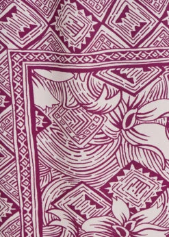 Jupe Longue Violette Fluide Imprimé Foulard -Vêtements Soldes Magasin FH JU SEDRA F 1488 d