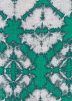 Pantalon Large Vert Chlorophylle En Lin à Taille Haute Tie & Dye -Vêtements Soldes Magasin FH PA BLANDIN M 1549 d