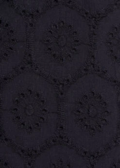 Pantalon Droit Noir En Broderie Anglaise Taille élastique -Vêtements Soldes Magasin FH PA VANZAC R 700 d