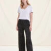 Pantalon Ample En Jersey Imprimé Noir Et Blanc -Vêtements Soldes Magasin FH PA VURINA P 120 1