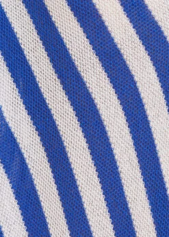 Pull Rayé Bleu Manches 3/4 Col V 11 Pull Rayé Bleu Manches 3/4 Col V -Vêtements Soldes Magasin FH PU DANAEE P 1563 d