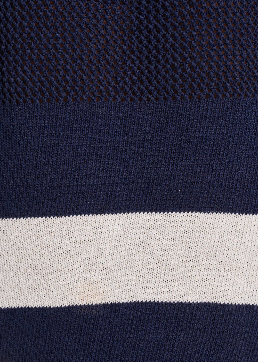 Pull Marinière Bleu Marine Manches Longues Encolure Ronde 6 Pull Marinière Bleu Marine Manches Longues Encolure Ronde – Image 4