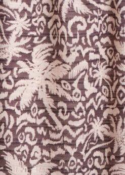 Robe Longue Bohème Marron En Voile De Coton à Manches 3/4 -Vêtements Soldes Magasin FH RO SUMMER A 702 d