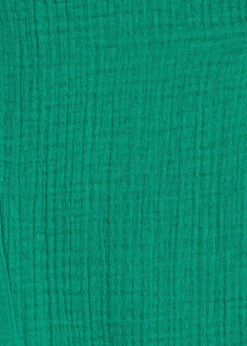 Top Manches Courtes Vert Chlorophylle En Gaze De Coton Biologique 11 Top Manches Courtes Vert Chlorophylle En Gaze De Coton Biologique -Vêtements Soldes Magasin FH TO VAEA D 1549 d