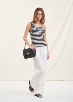 Débardeur Rayé En Coton -Vêtements Soldes Magasin FH TS VARENE 120 c